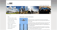 Desktop Screenshot of luftfartsskolen.com
